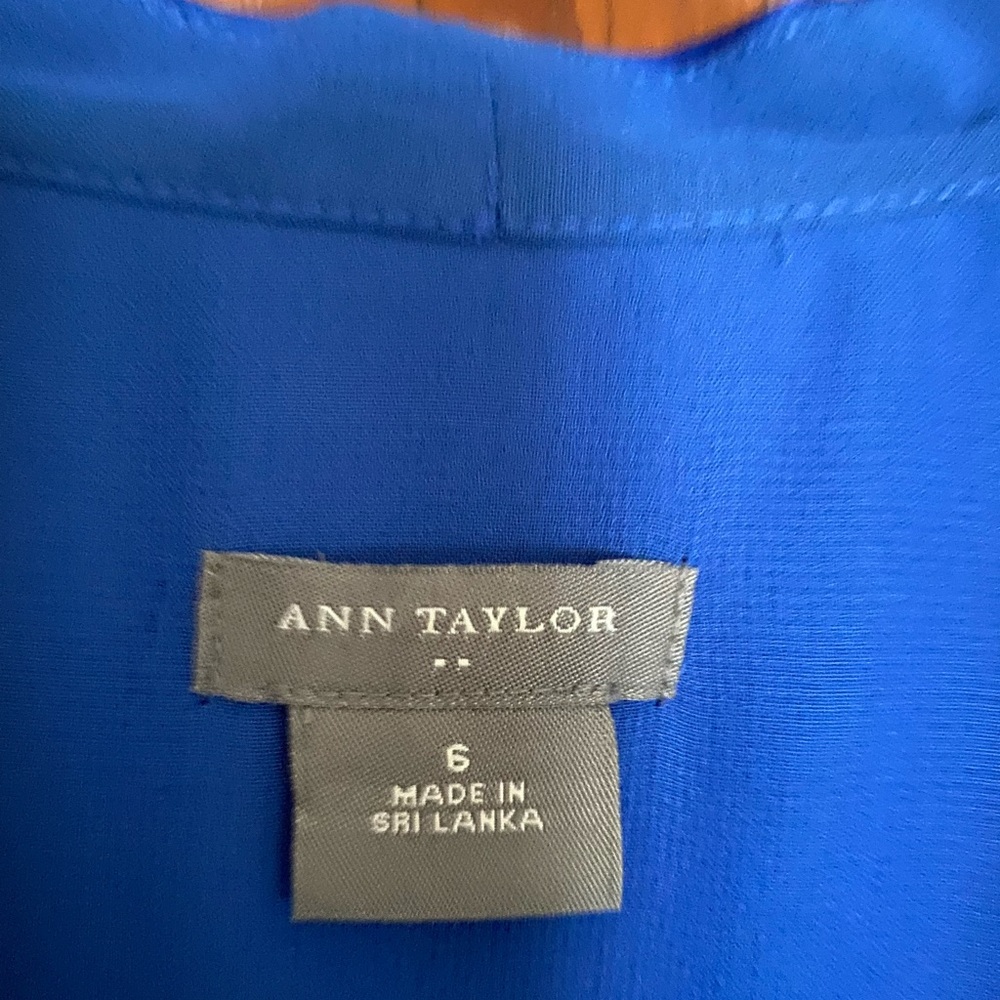 Ann Taylor Royal Blue Sleeveless Dress - Picture 2 of 3